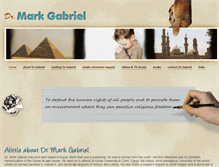 Tablet Screenshot of drmarkgabriel.com